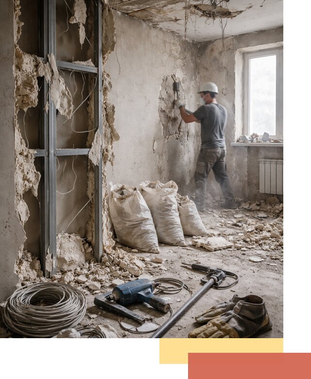 Профессиональный демонтаж зданий и конструкций в Беслане