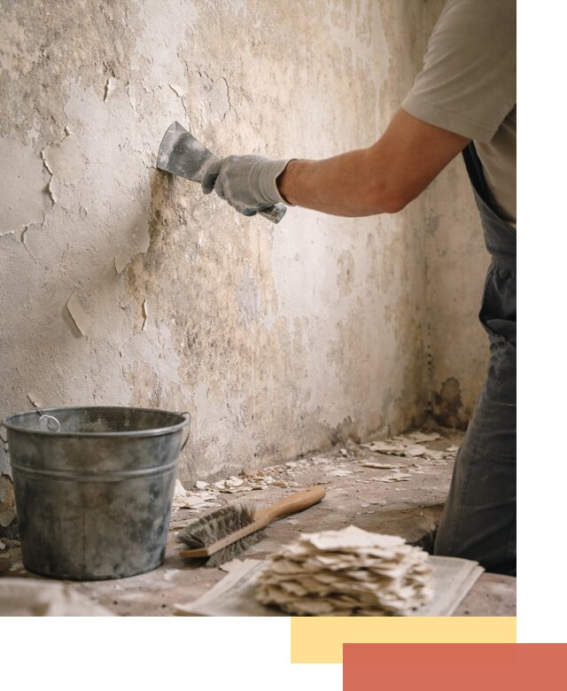 Удаление старой краски со стен в Беслане качественно и быстро