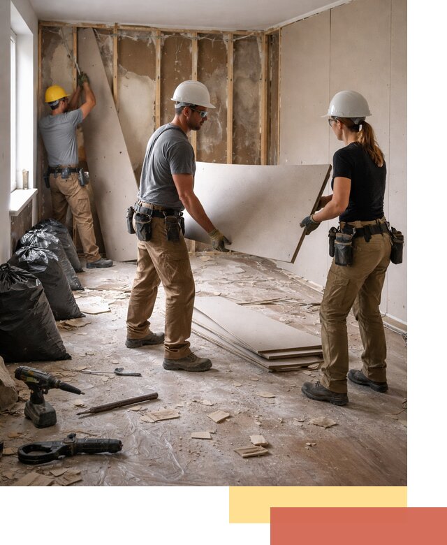 Демонтаж стеновых панелей в Беслане быстро и аккуратно