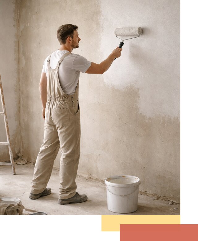 Грунтовка стен под отделку в Беслане профессиональным раствором
