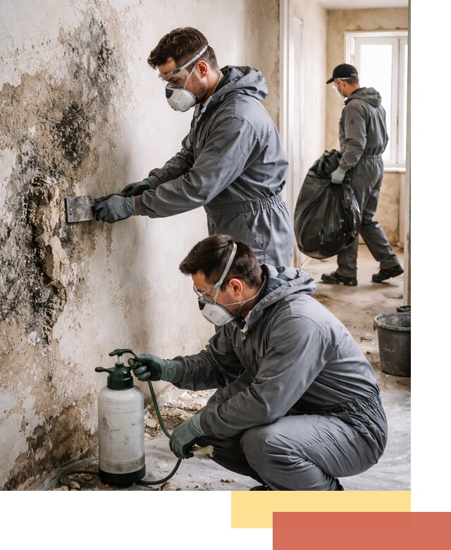 Удаление плесени со стен профессионально в Беслане