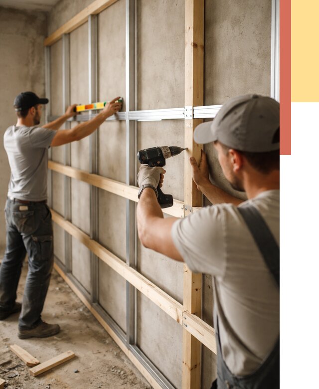 Устройство обрешетки под панели в Беслане от 2126 руб. — монтаж под ключ | ОТДЕЛОЧНИК-Бсл