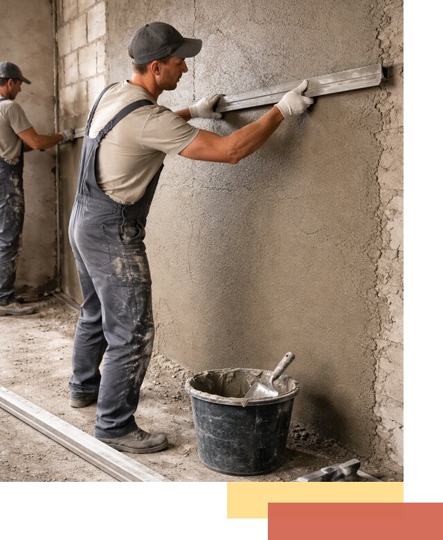 Штукатурка стен цементно-песчаная в Беслане профессионально