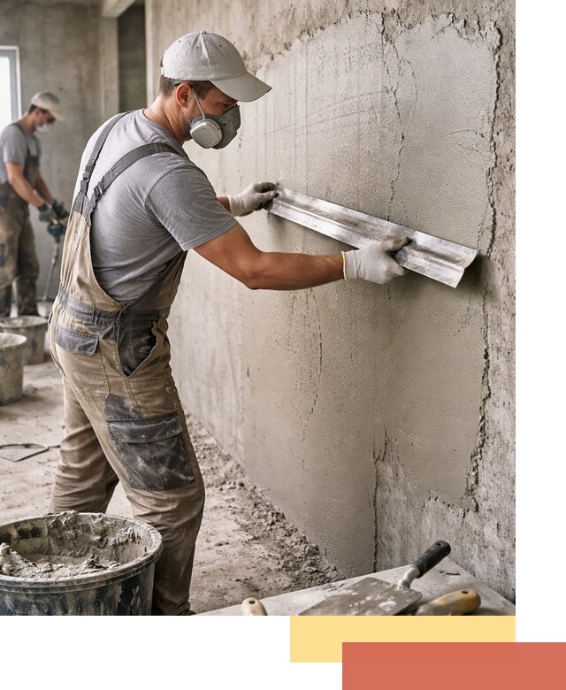 Штукатурка бетонных стен в Беслане качественно и долговечно