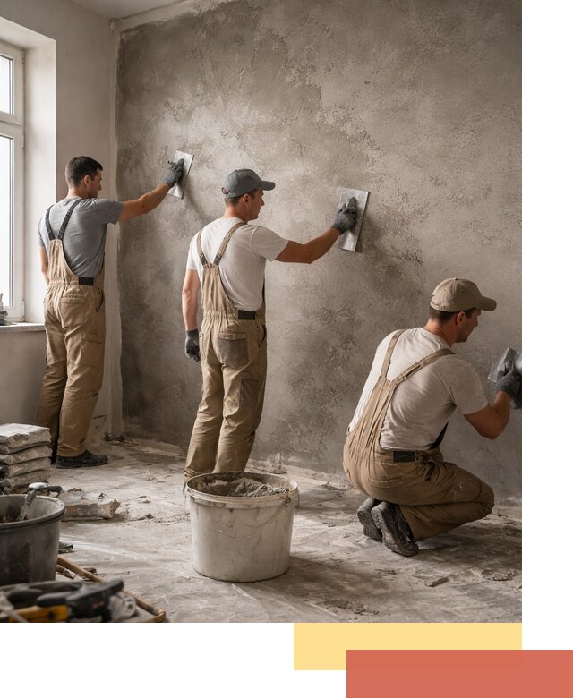 Декоративная штукатурка под бетон в Беслане для стен и потолков