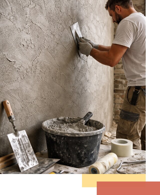 Декоративная штукатурка лофт в Беслане — отделка стен и потолков