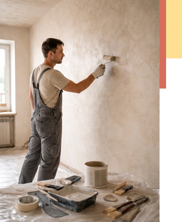 Нанесение лессирующей краски по декоративке в Беслане от 1772 руб. | ОТДЕЛОЧНИК-Бсл