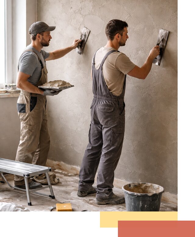 Ремонт декоративной штукатурки и восстановление фактуры в Беслане