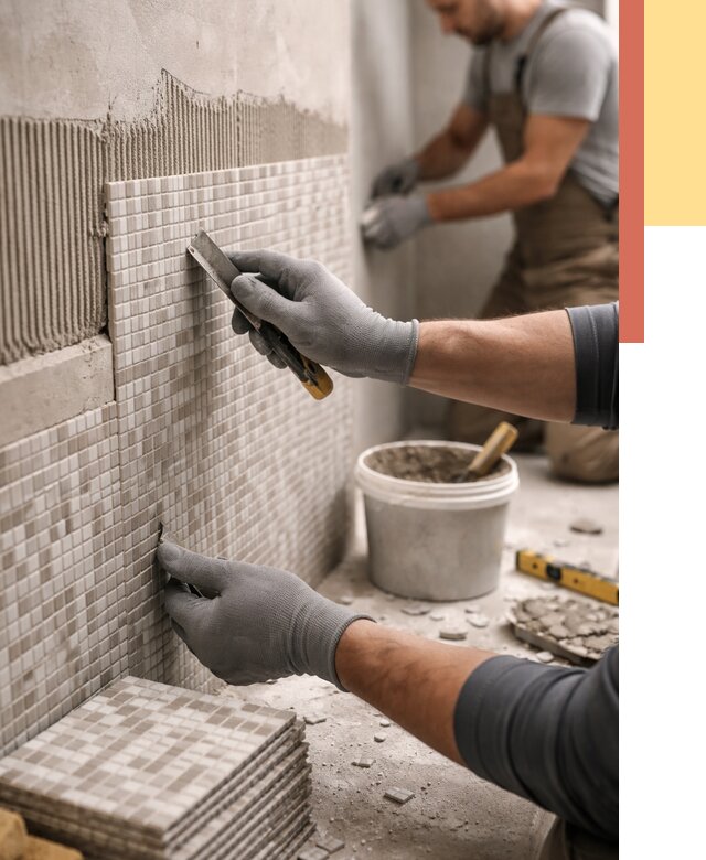 Облицовка стен мозаикой в Беслане от 3240 руб/м2 — укладка мозаики на стены | ОТДЕЛОЧНИК-Бсл