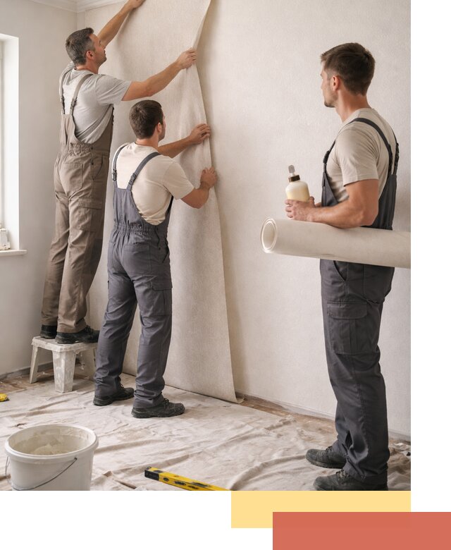 Оклейка стен обоями в Беслане — качественно и профессионально