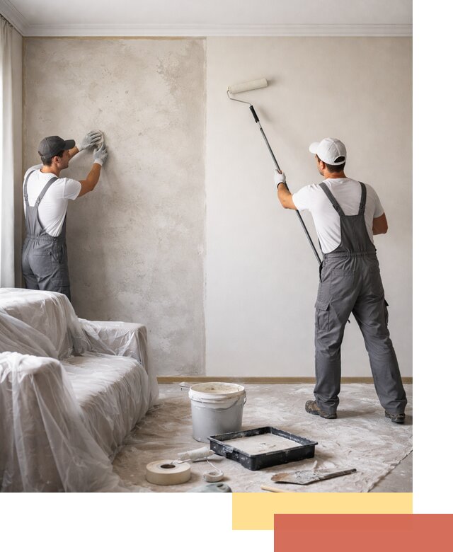 Покраска стен антивандальной краской в Беслане