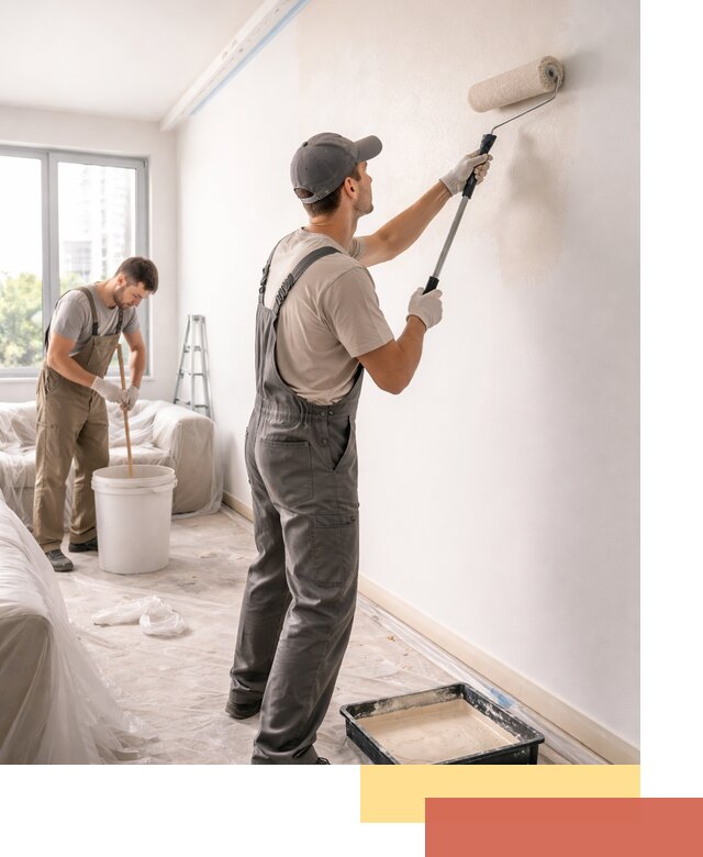 Покраска стен в офисе в Беслане — быстрый и качественный ремонт