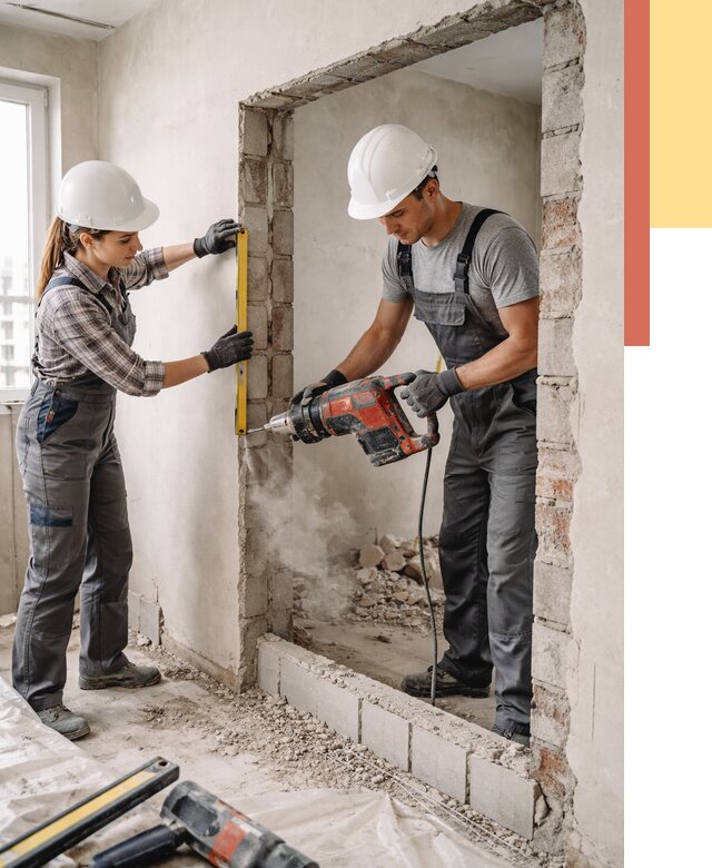 Создание проемов в стенах в Беслане от 6582 руб. — алмазная резка и расширение | ОТДЕЛОЧНИК-Бсл