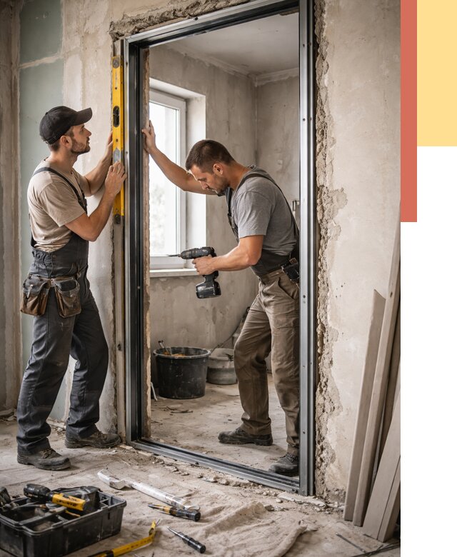 Закладка дверного проема в Беслане от 3544 руб. — быстро и недорого | ОТДЕЛОЧНИК-Бсл