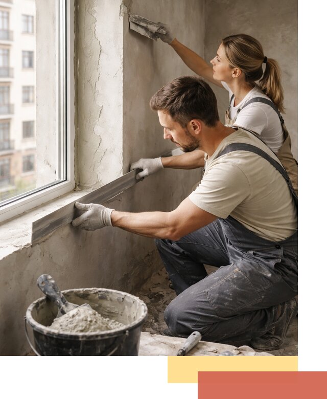 Штукатурка откосов дверей и окон профессионально в Беслане