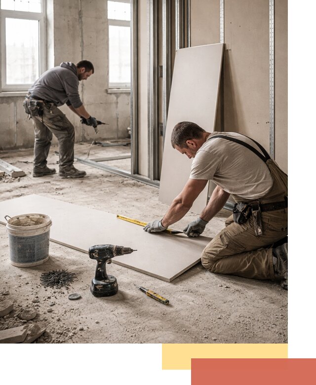 Кладка перегородок из ПГП под ключ в Беслане