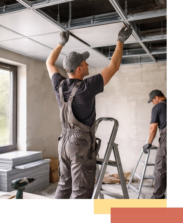 Монтаж кассетного потолка в Беслане качественно и быстро