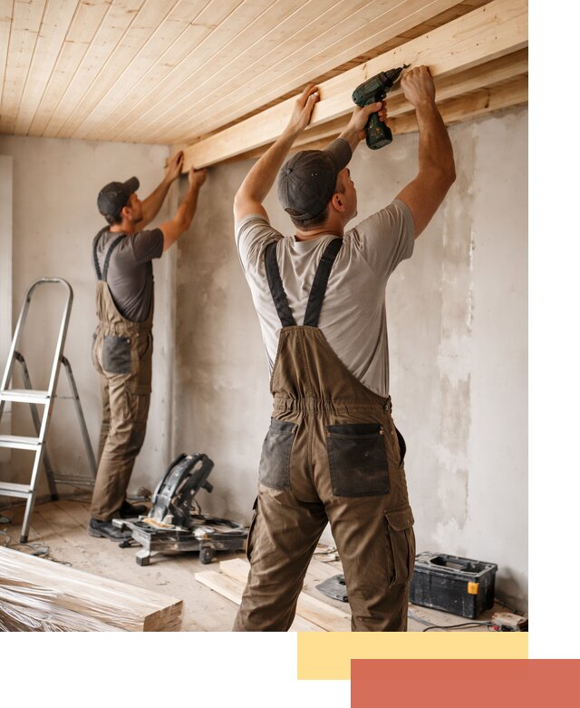 Монтаж потолка из вагонки в Беслане профессионально и аккуратно