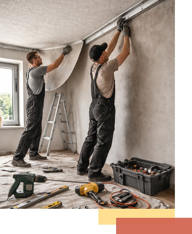 Монтаж фактурного натяжного потолка в Беслане качественно и быстро