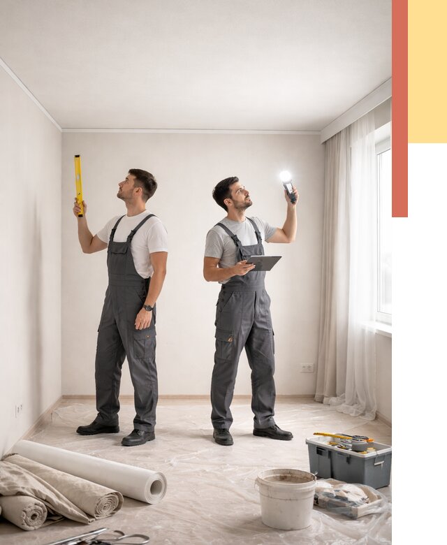 Отделка потолка в Беслане недорого от 759 руб/м2 | Услуги ОТДЕЛОЧНИК-Бсл